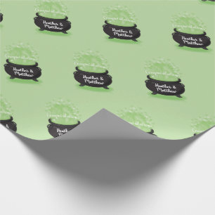 Een Baby is 'Brewing Witch Theme' Cadeaupapier