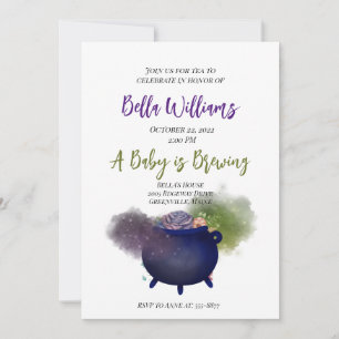 Een Baby is de Uitnodiging van het Witchy Baby sho