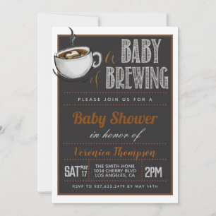 Een Baby is het Baby shower van de Koffie Kaart