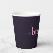 Een Baby is het Baby shower van de stekelkegel Papieren Bekers (Voorkant)