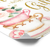 Een Baby is het Breken van de Kaarten van de Parti Poster (Hoek)