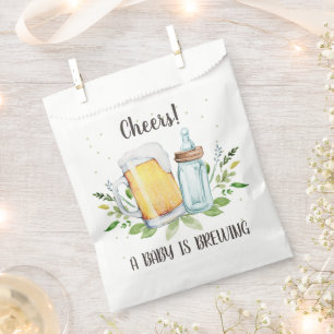 Een Baby is het Breken van Grieks Baby shower van Bedankzakje