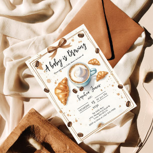 Een Baby is het brouwen van brunch & koffie Baby s Kaart