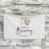 Een Baby is het brouwen van fles koffie glas Baby