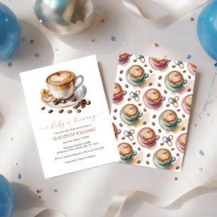 Een Baby is het brouwen van koffie & melk Baby sho Kaart