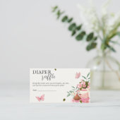 Een Baby is het brouwen van luier Raffle Baby show Informatiekaartje (Staand voorkant)