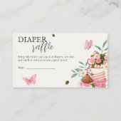 Een Baby is het brouwen van luier Raffle Baby show Informatiekaartje (Voorkant)
