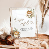 Een Baby is het brouwen van Luier Raffle Sign | Co Poster