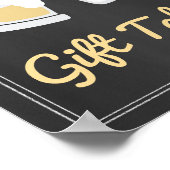 Een Baby is het Teken van de Cadeauslijst van het Poster (Hoek)