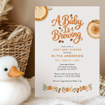 Een baby is het thema van de koffie baby shower