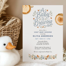 Een baby is het thema van een koffieborrel Baby Sh