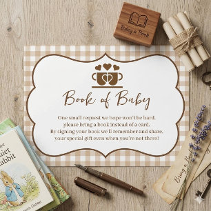 Een baby is in de maak - Breng een boek in plaats Informatiekaartje