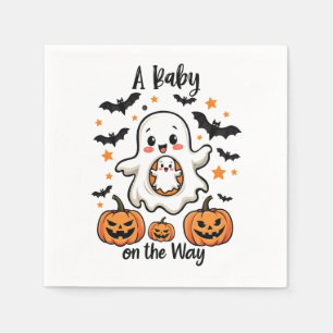 Een Baby op de weg Pastel Ghost Zwangerschap Hallo Servet