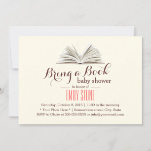 Een Baby shower boeken Kaart