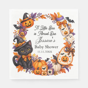 Een babyboo is bijna fijn Halloween baby shower Servet