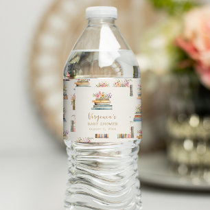 Een Babyborrel bij A New Chapter Books Waterfles Etiket