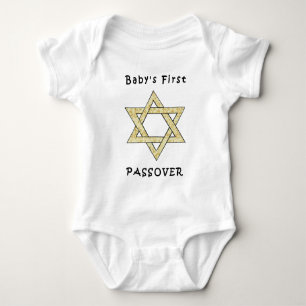 Een baby's eerste passover romper