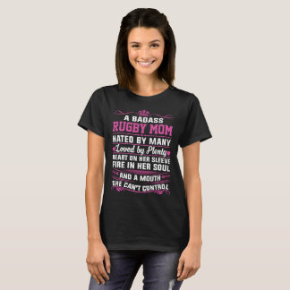Een Badass Rugby-moeder die door veel grappige T-S T-shirt