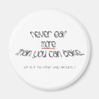 Een bakkerseed magneet