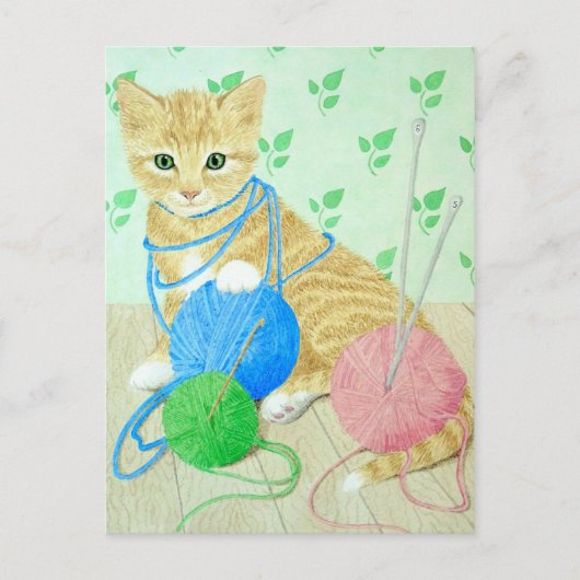 Een bal hebben. briefkaart (Voorkant)