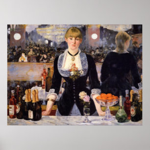 Een balk op Folies-Bergère Poster