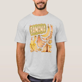 Een banaan / illustratie van banaan t-shirt