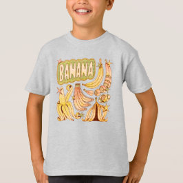 Een banaan / illustratie van banaan t-shirt