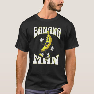 Een Banaan met een Man met een voorarmen T-shirt