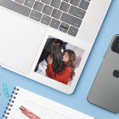 Een band tussen zielen sticker (Laptop met iPhone)