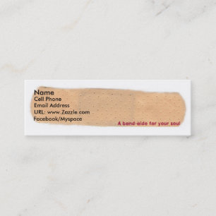 Een bandassistent voor je smartcard voor je hartpr mini visitekaartje