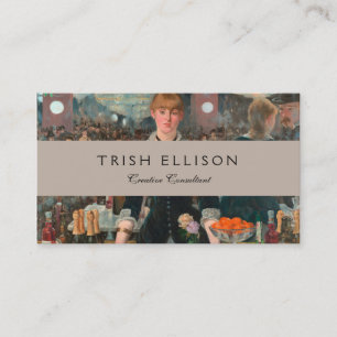 Een bar bij de Folies-Bergère Edouard Manet Visitekaartje