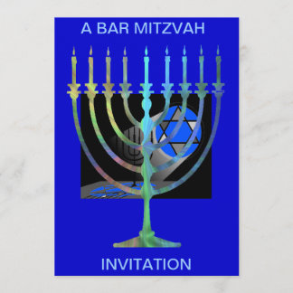 EEN BAR MITZVAH, INVITATIE PER AES KAART