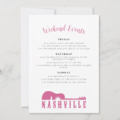 Een Bash in Nash Bachlorette Kaart (Achterkant)