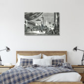 Een Bazaar in Tunis Canvas Afdruk (Insitu (Slaapkamer))