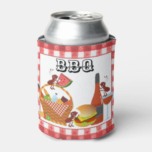 Een BBQ, eten en mieren koeler