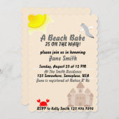 Een Beach Babe is onderweg! Kaart (Voorkant / Achterkant)