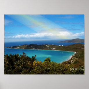 EEN BEACH IN DE EILANDEN POSTER