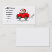 Een Bedrijfs/Profielkaart voor een monteur of auto Visitekaartje (Voorkant / Achterkant)
