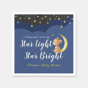 Een Beer van de Pasgeboren Ster Night Sky op het B Servet