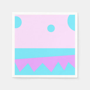 Een beetje Abstract grafisch papier voor een monst Servetten