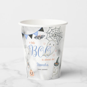Een beetje boe is bijna te wijten Boy Baby shower Papieren Bekers