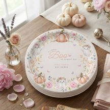 Een beetje boe schattige roze oktober baby shower