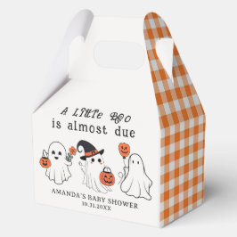 Een beetje Boo Halloween Baby shower gunstbox Bedankdoosjes