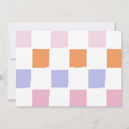 Een beetje Boo Halloween Groovy Baby shower Party Kaart (Achterkant)