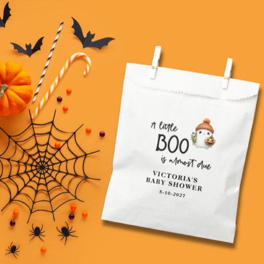 Een beetje Boo is bijna het gevolg van Baby shower Bedankzakje