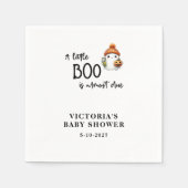 Een beetje Boo is bijna het gevolg van Baby shower Servet (Voorkant)