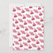 Een beetje Boo Pink Girly Halloween Baby shower Kaart (Achterkant)