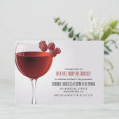 Een beetje bubleable Promotion Party Uitnodiging (Staand voorkant)