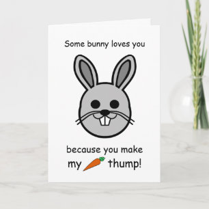 Een beetje Bunny houdt van je, Valentijnsdag konij Kaart