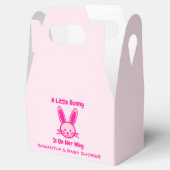 Een beetje Bunny is onderweg. Bedankdoosjes (Geopend)